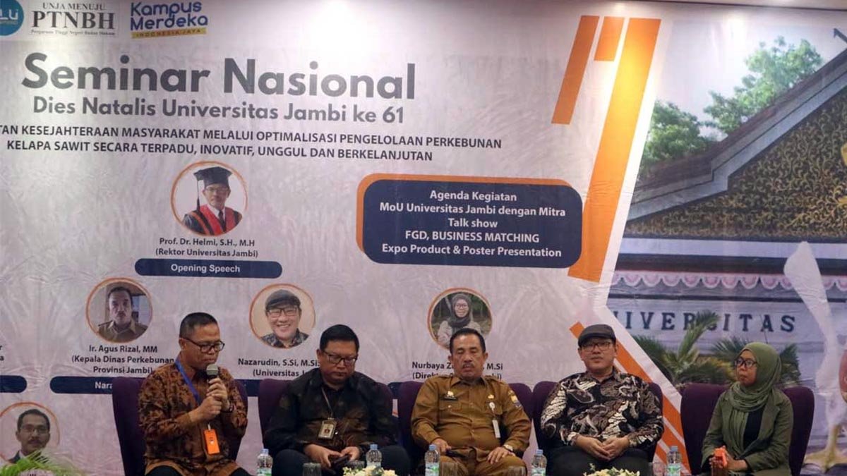 Jambi University Celebrates 61st Anniversary with National Palm Oil Seminar palm oil magazine
