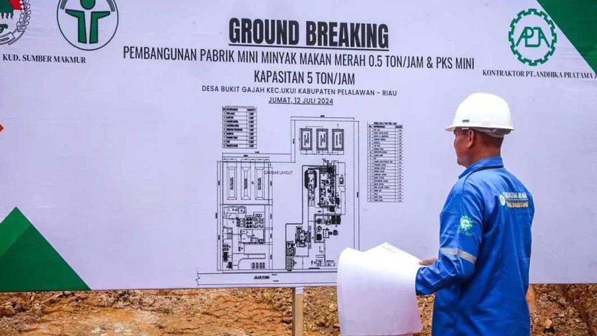 Groundbreaking for Palm Oil and Red Palm Oil Mills in Riau to Boost Local Smallholders palm oil magazine